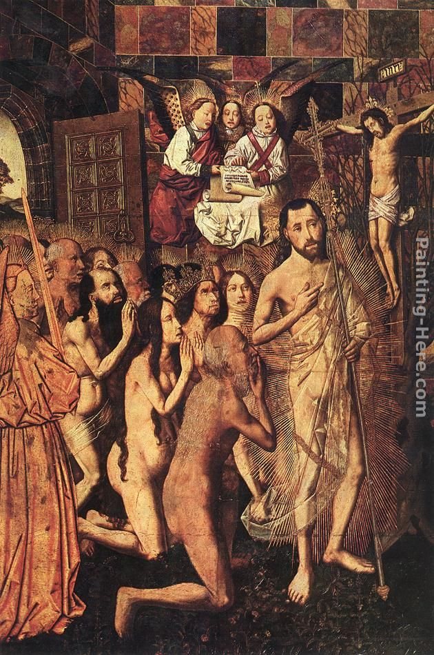 Bartolome Bermejo Christ Leading the Patriarchs to the Paradise